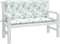 vidaXL - Tuinbankkussens - 2 - st - bladpatroon - 120x50x7 - cm - stof