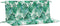 vidaXL - Tuinbankkussens - 2 - st - bladpatroon - 120x50x7 - cm - oxford - stof
