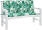 vidaXL - Tuinbankkussens - 2 - st - bladpatroon - 120x50x7 - cm - oxford - stof
