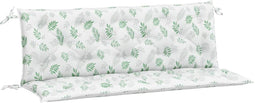 vidaXL - Tuinbankkussens - 2 - st - bladpatroon - 150x50x7 - cm - stof