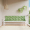vidaXL - Tuinbankkussens - 2 - st - bladpatroon - 200x50x7 - cm - stof