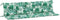 vidaXL - Tuinbankkussens - 2 - st - bladpatroon - 200x50x7 - cm - oxford - stof
