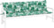 vidaXL - Tuinbankkussens - 2 - st - bladpatroon - 200x50x7 - cm - oxford - stof