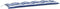 vidaXL - Tuinbankkussens - 2 - st - gestreept - 150x50x7 - cm - stof - wit - en - blauw
