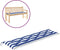 vidaXL - Tuinbankkussens - 2 - st - oxford - stof - gestreept - wit - en - blauw