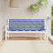 vidaXL - Tuinbankkussens - 2 - st - oxford - stof - gestreept - wit - en - blauw