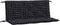 vidaXL - Tuinbankkussens - 2 - st - ruitpatroon - 120x50x7 - cm - stof - zwart