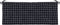 vidaXL - Tuinbankkussens - 2 - st - ruitpatroon - 120x50x7 - cm - stof - zwart