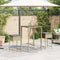 vidaXL - Tuinbarkrukken - 2 - st - met - kussens - poly - rattan - beige