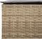 vidaXL - Tuinbarkrukken - 2 - st - met - kussens - poly - rattan - beige