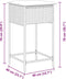 vidaXL - Tuinbarkrukken - 2 - st - met - kussens - poly - rattan - beige