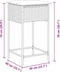 vidaXL - Tuinbarkrukken - 2 - st - met - kussens - poly - rattan - beige