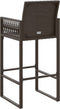 vidaXL - Tuinbarkrukken - 2 - st - poly - rattan - bruin