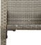 vidaXL - Tuinbarkrukken - 2 - st - poly - rattan - grijs