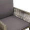 vidaXL - Tuinbarkrukken - met - kussens - 2 - st - poly - rattan - grijs