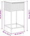 vidaXL - Tuinbarkrukken - met - kussens - 2 - st - poly - rattan - zwart