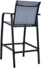 vidaXL - Tuinbarstoelen - 2 - st - textileen - grijs