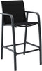 vidaXL - Tuinbarstoelen - 2 - st - textileen - grijs
