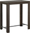 vidaXL - Tuinbartafel - 100x60,5x110,5 - cm - poly - rattan - bruin