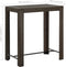 vidaXL - Tuinbartafel - 100x60,5x110,5 - cm - poly - rattan - bruin