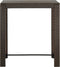vidaXL - Tuinbartafel - 100x60,5x110,5 - cm - poly - rattan - bruin