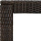 vidaXL - Tuinbartafel - 100x60,5x110,5 - cm - poly - rattan - bruin