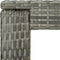 vidaXL - Tuinbartafel - 100x60,5x110,5 - cm - poly - rattan - grijs