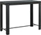 vidaXL - Tuinbartafel - 100x60,5x110,5 - cm - poly - rattan - grijs