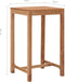 vidaXL - Tuinbartafel - 110x60x105 - cm - massief - teakhout