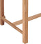 vidaXL - Tuinbartafel - 110x60x105 - cm - massief - teakhout