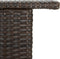 vidaXL - Tuinbartafel - 120x55x110 - cm - poly - rattan - bruin
