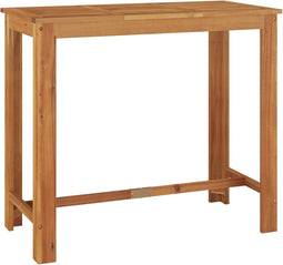 vidaXL - Tuinbartafel - 120x60x105 - cm - massief - acaciahout