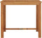 vidaXL - Tuinbartafel - 120x60x105 - cm - massief - acaciahout