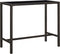 vidaXL - Tuinbartafel - 130x60x110 - cm - poly - rattan - en - glas - bruin