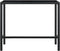 vidaXL - Tuinbartafel - 130x60x110 - cm - poly - rattan - en - glas - zwart