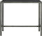 vidaXL - Tuinbartafel - 130x60x110 - cm - poly - rattan - en - glas - grijs