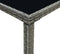 vidaXL - Tuinbartafel - 130x60x110 - cm - poly - rattan - en - glas - grijs