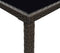 vidaXL - Tuinbartafel - 130x60x110 - cm - poly - rattan - en - glas - bruin