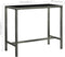 vidaXL - Tuinbartafel - 130x60x110 - cm - poly - rattan - en - glas - grijs