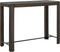 vidaXL - Tuinbartafel - 140,5x60,5x110,5 - cm - poly - rattan - bruin