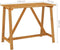 vidaXL - Tuinbartafel - 140x70x104 - cm - massief - acaciahout