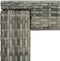 vidaXL - Tuinbartafel - 60,5x60,5x110,5 - cm - poly - rattan - grijs