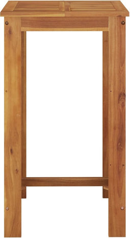vidaXL - Tuinbartafel - 60x60x105 - cm - massief - acaciahout