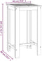 vidaXL - Tuinbartafel - 60x60x105 - cm - massief - acaciahout