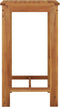 vidaXL - Tuinbartafel - 60x60x105 - cm - massief - acaciahout