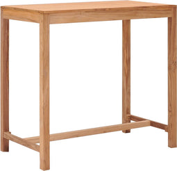 vidaXL - Tuinbartafel - 60x60x105 - cm - massief - teakhout