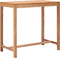 vidaXL - Tuinbartafel - 60x60x105 - cm - massief - teakhout