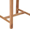vidaXL - Tuinbartafel - 60x60x105 - cm - massief - teakhout