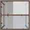 vidaXL - Tuinbartafel - 70x70x110 - cm - poly - rattan - bruin