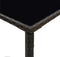 vidaXL - Tuinbartafel - 70x70x110 - cm - poly - rattan - en - glas - bruin